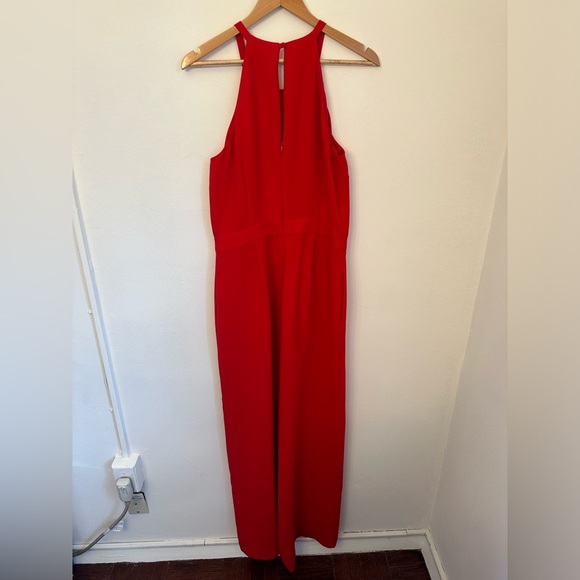 Banana Republic Halter Wide Leg Jumpsuit - Size 10 TALL - Picture 5 of 10